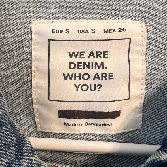 FINAL PRICR WE ARE DENIM. WHO ARE YOU? Men’s Jean Jacket - Picture 11 of 11